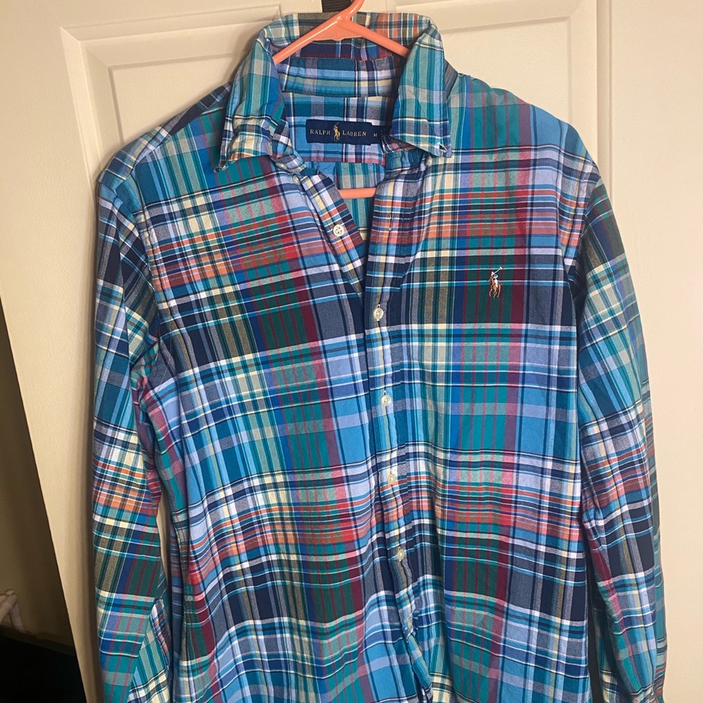 Multi color Polo button up